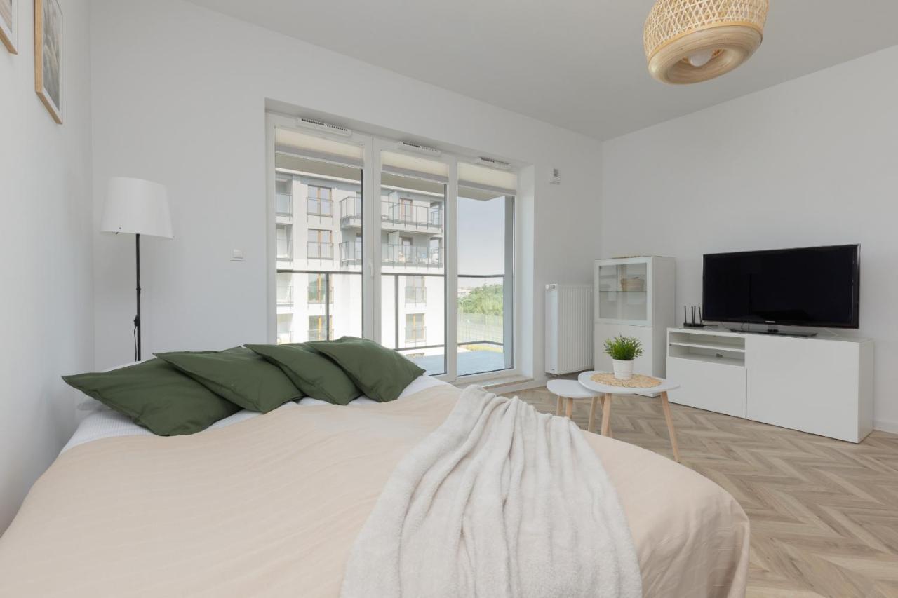 Ursus Sunny Studio For 4 Guests With Parking & Balcony By Noclegi Renters Varsovia Exterior foto